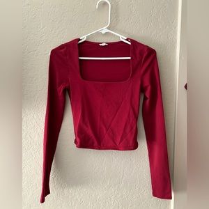 red long sleeve